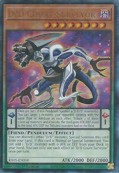 D/D Count Surveyor - RA05-EN034 - Ultimate Rare - 1st Edition