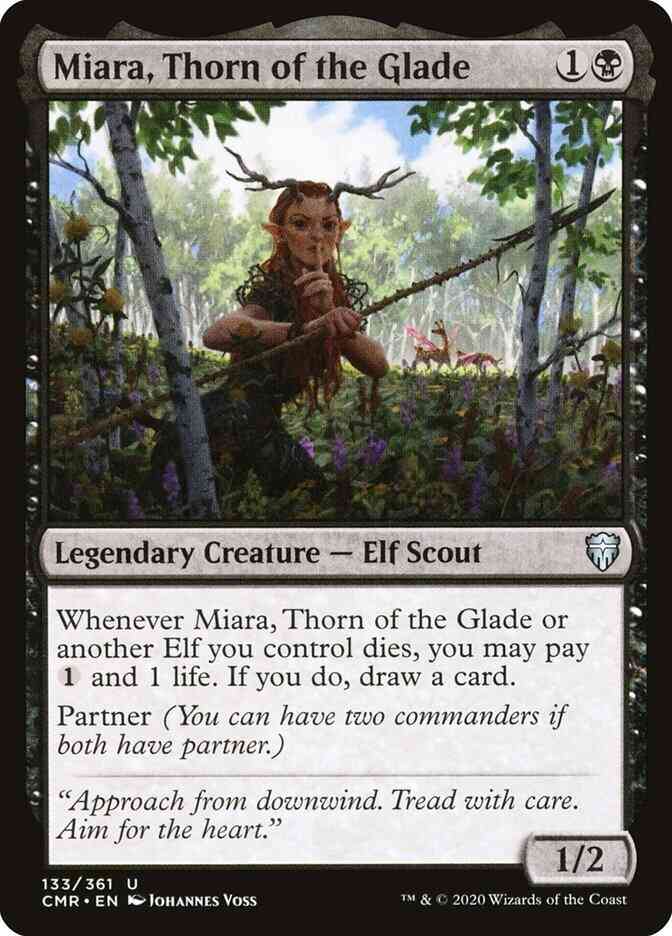 Miara, Thorn of the Glade [133] [Commander Legends] [Non-Foil]