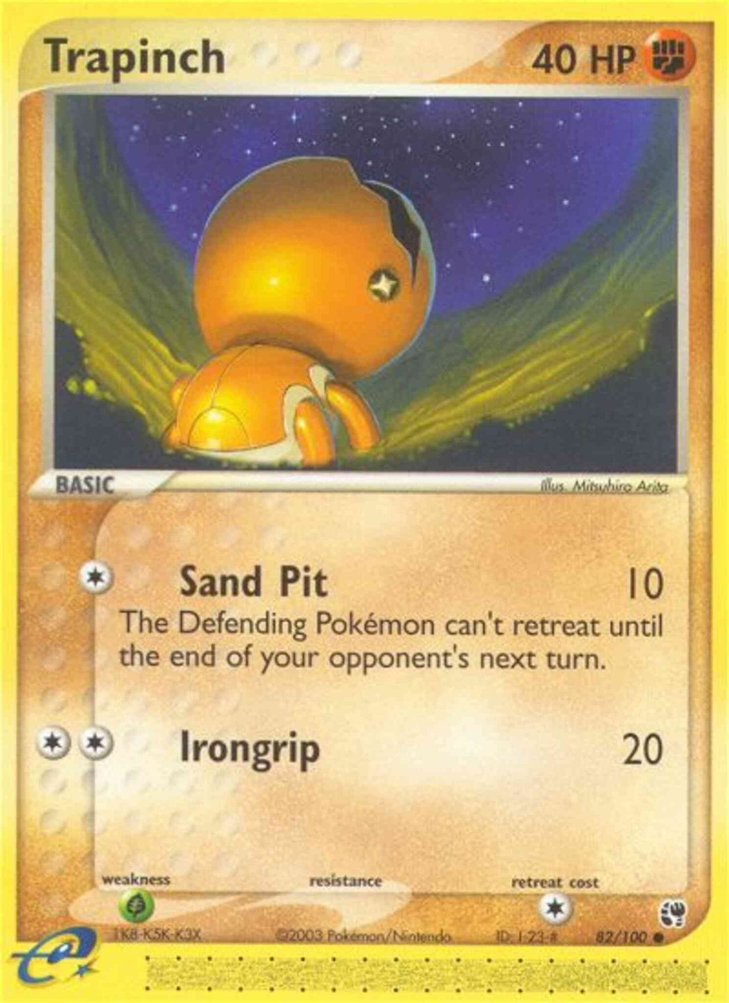 Trapinch - 82/100 - Common [ex2-82] [Non-Holo]