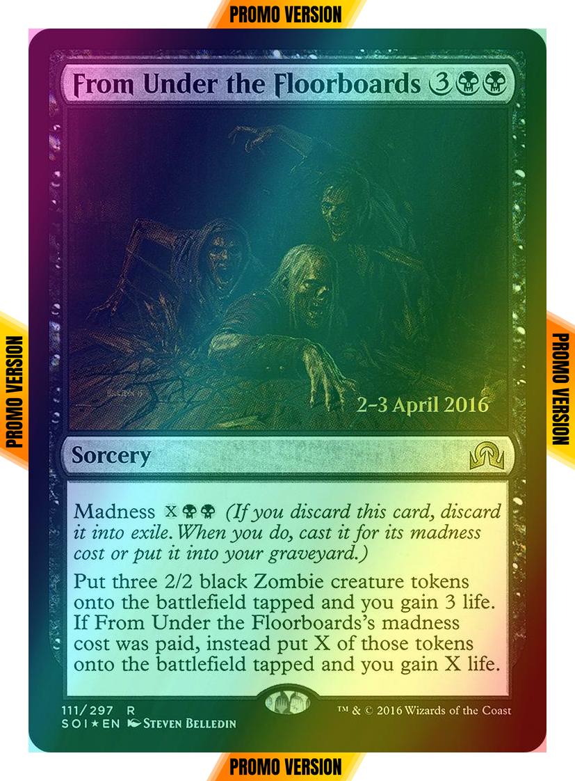 From Under the Floorboards [111s] [Shadows over Innistrad Promos] [Foil]