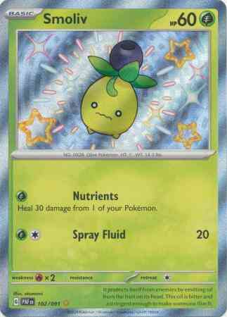 Smoliv - 102/091 - Shiny Rare [sv045-102] [Secret]