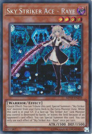 Sky Striker Ace - Raye - MP19-EN259 - Prismatic Secret Rare - Unlimited