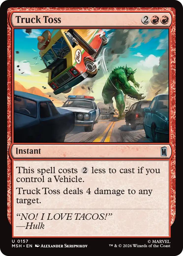 Truck Toss [157] [Marvel Super Heroes] [Non-Foil]