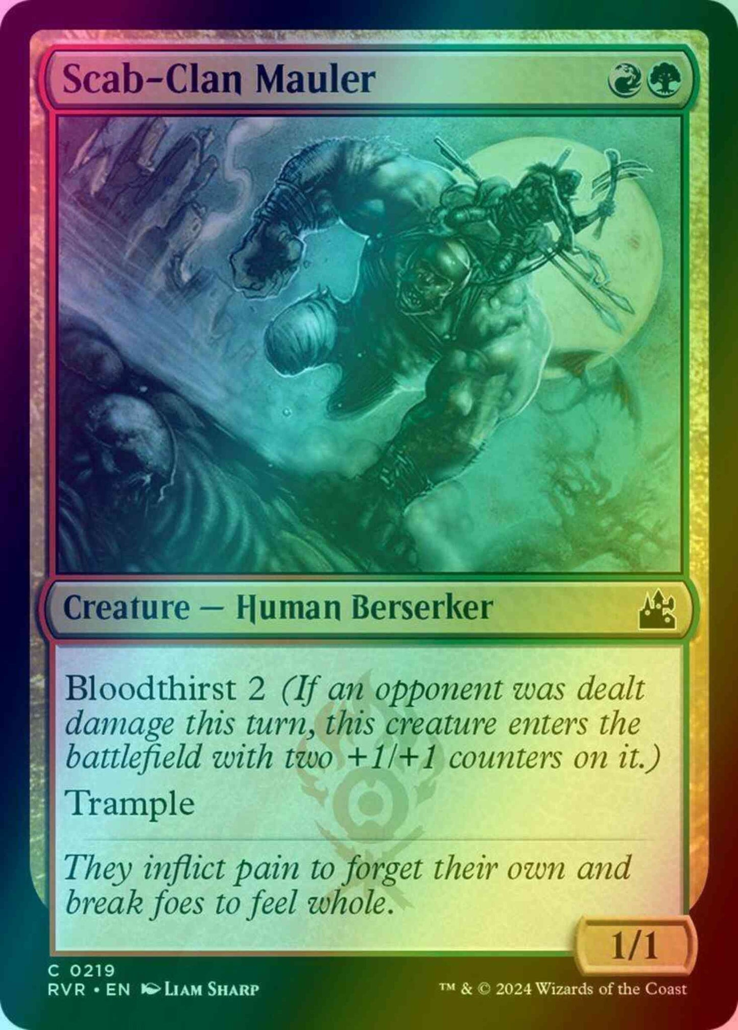 Scab-Clan Mauler [219] [Ravnica Remastered] [Foil]