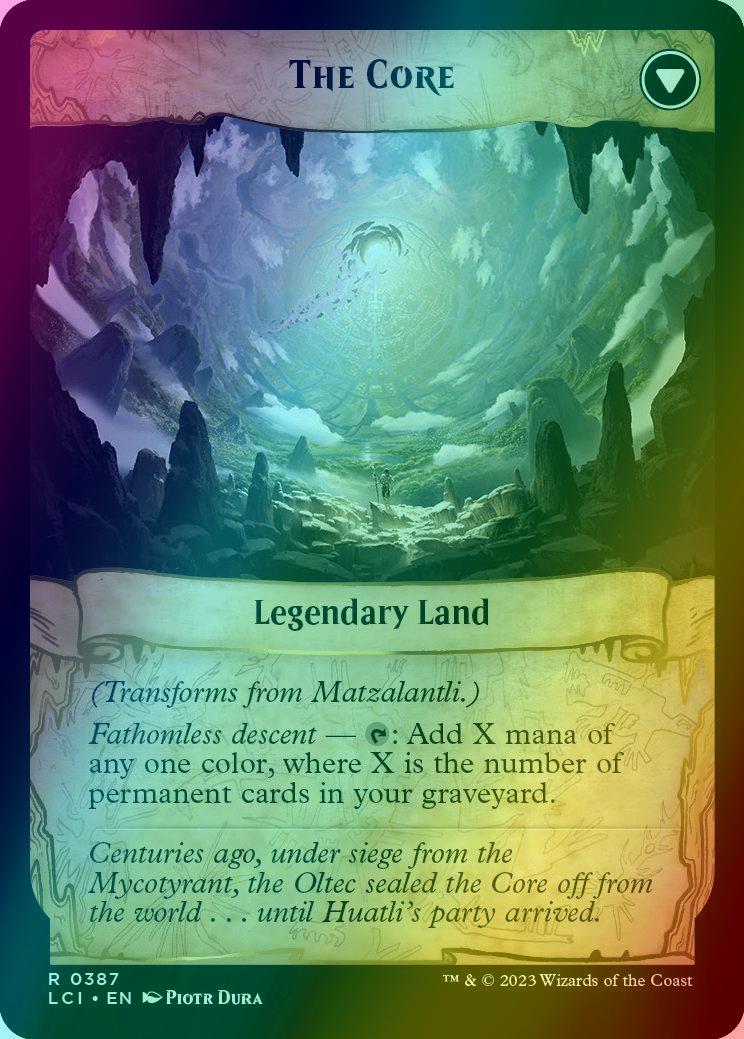 Matzalantli, the Great Door // The Core [387] [Extended Art] [The Lost Caverns of Ixalan] [Foil]
