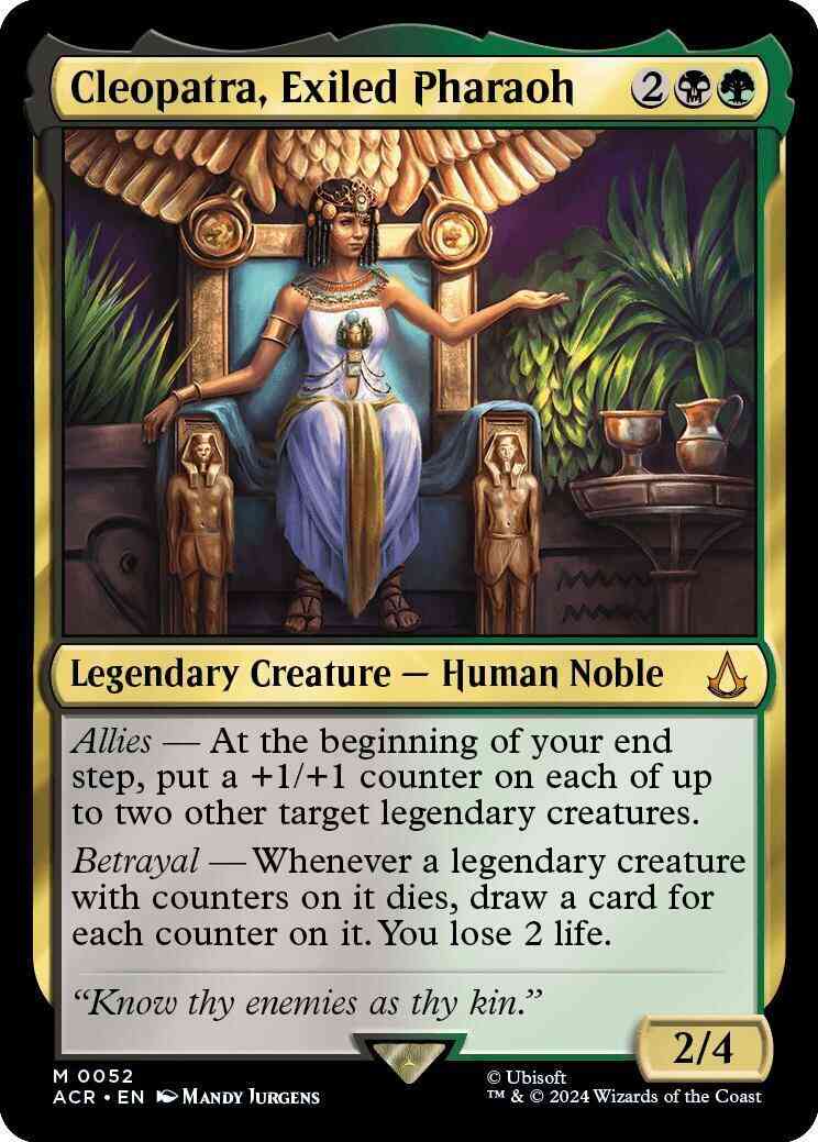 Cleopatra, Exiled Pharaoh [52] [Assassin's Creed] [Non-Foil]