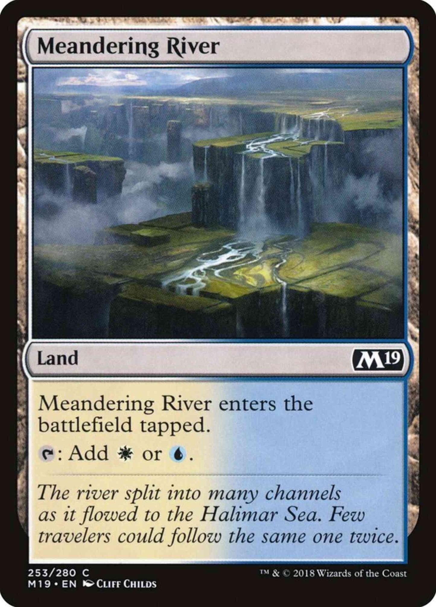 Meandering River [253] [Core Set 2019] [Non-Foil]