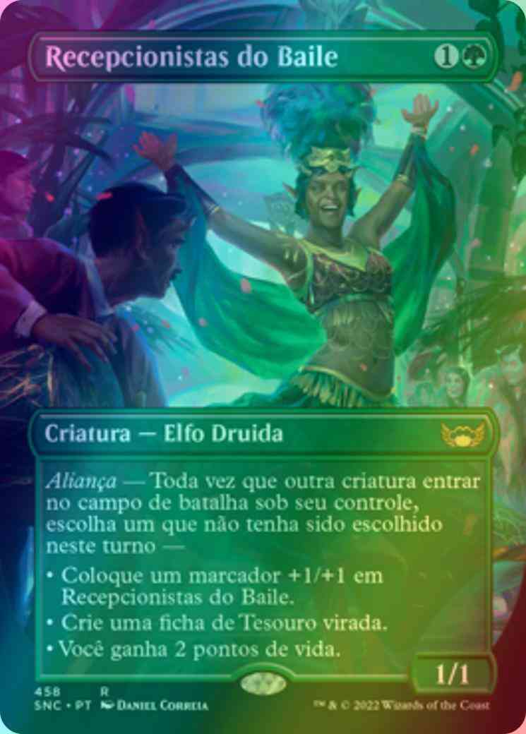 Gala Greeters - Portuguese [458] [Borderless] [Box Topper] [Streets of New Capenna] [Foil]