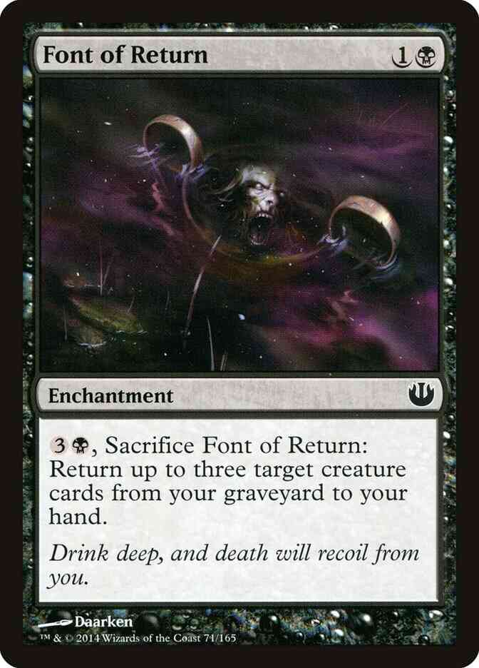 Font of Return [71] [Journey into Nyx] [Non-Foil]