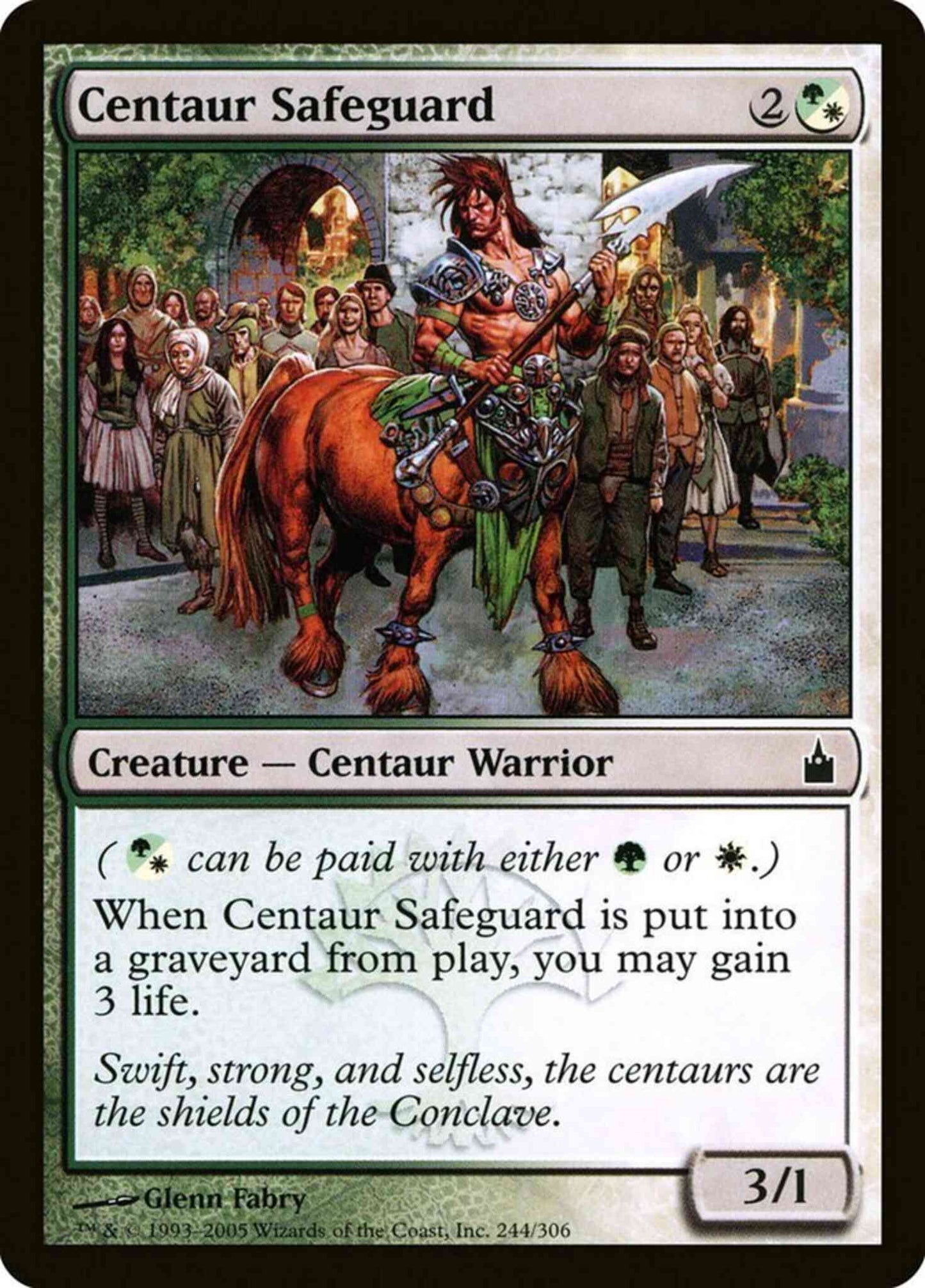 Centaur Safeguard [244] [Ravnica City Of Guilds] [Non-Foil]