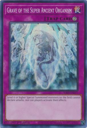 Grave of the Super Ancient Organism - RA03-EN077 - Super Rare - 1st Edition
