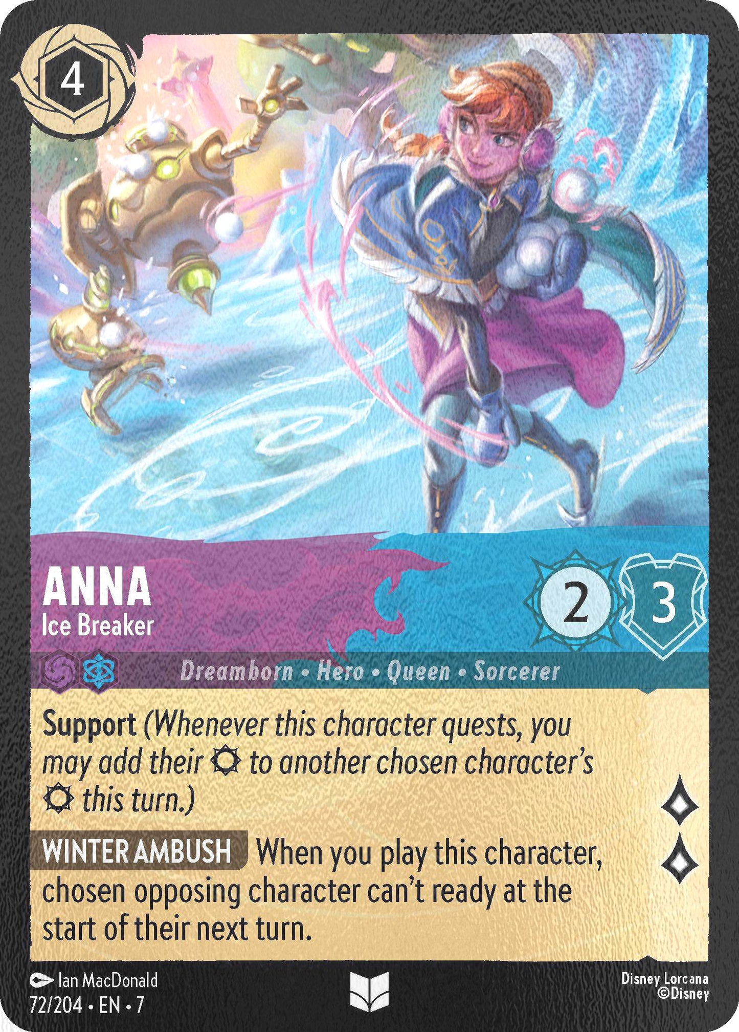 Anna - Ice Breaker - 72/204 [Archazia's Island] [Cold Foil]
