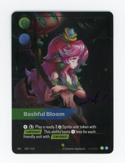 Bashful Bloom (Lillia) — Signature|Foil — ID 18505