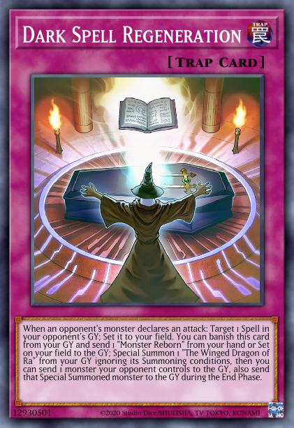 Dark Spell Regeneration - BLAR-EN001 - Secret Rare - 1st Edition