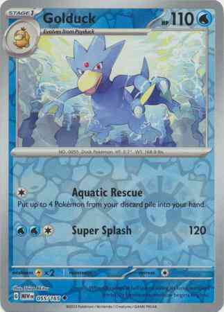 Golduck - 055/165 - Uncommon [sv035-055] [Reverse Holo]