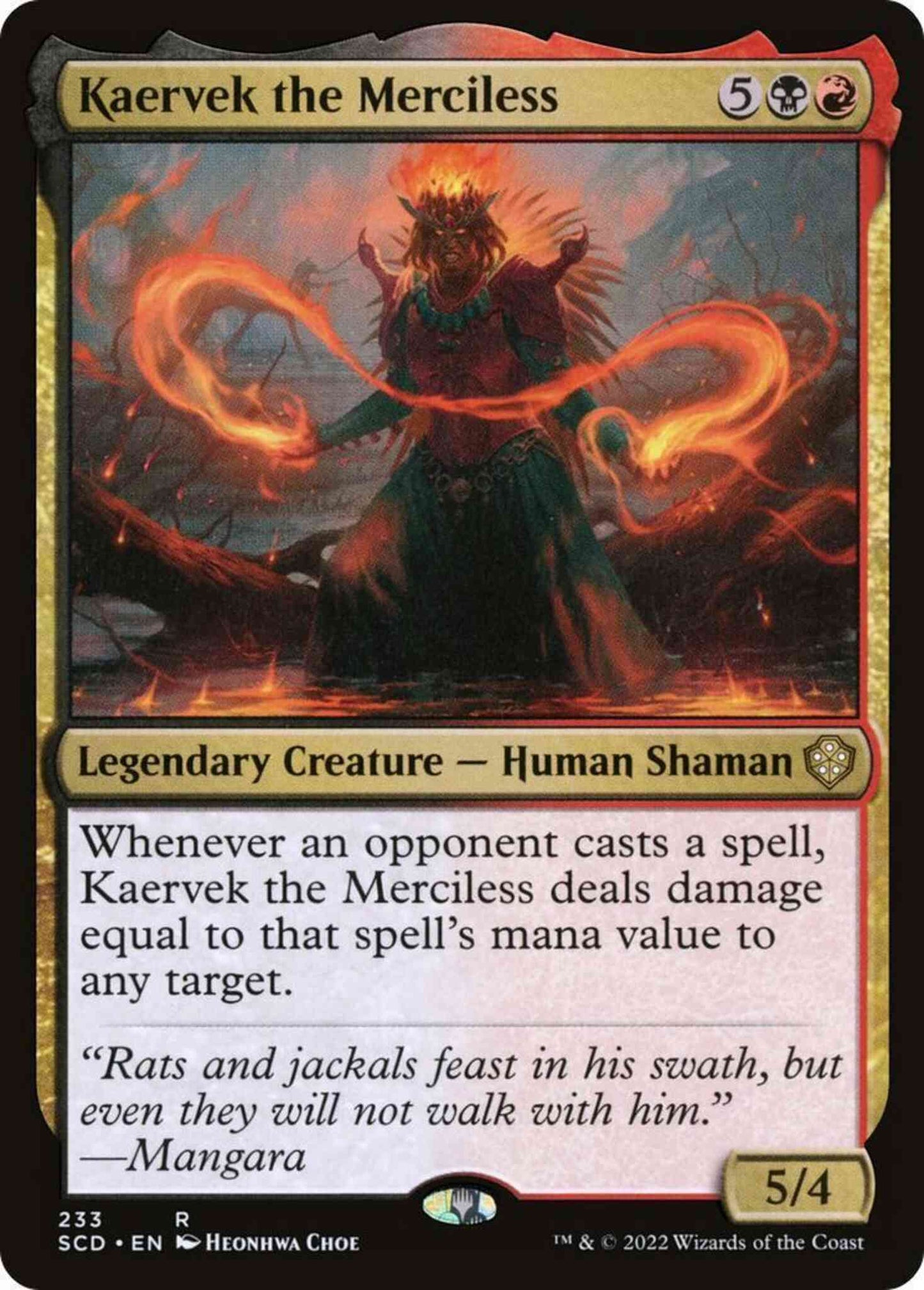 Kaervek the Merciless [233] [Starter Commander Decks] [Non-Foil]