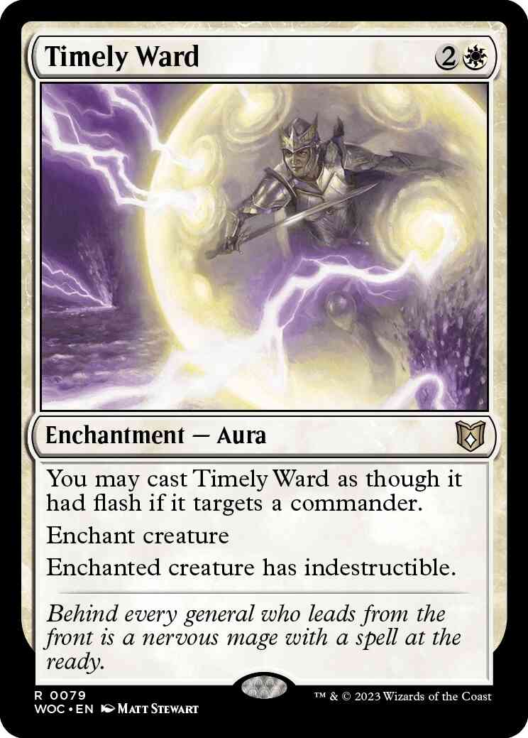 Timely Ward [79] [Wilds of Eldraine: Commander] [Non-Foil]