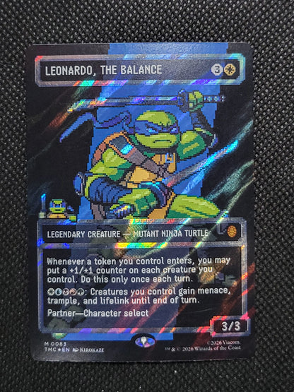 Leonardo, the Balance — Borderless|Pixel|Surge Foil — ID 16912