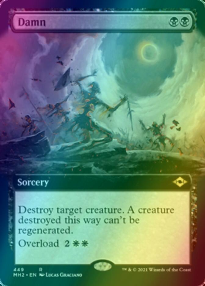 Damn [449] [Extended Art] [Modern Horizons 2] [Foil]