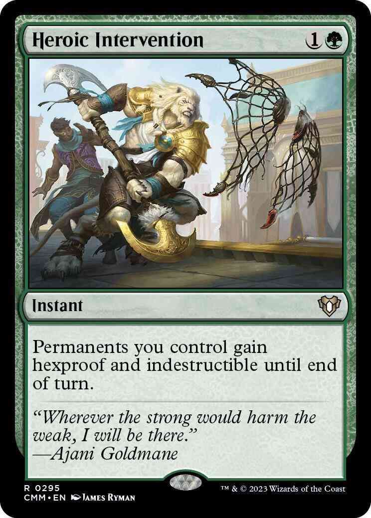 Heroic Intervention [295] [Commander Masters] [Non-Foil]
