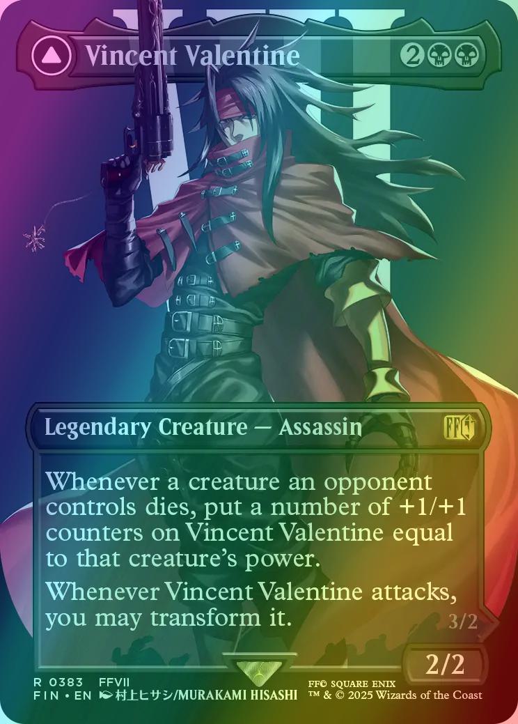 Vincent Valentine // Galian Beast [383] [Borderless] [Character] [FINAL FANTASY] [Foil]