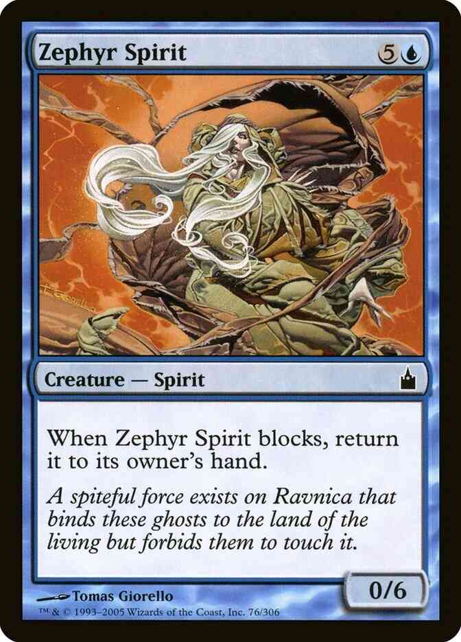 Zephyr Spirit [76] [Ravnica City Of Guilds] [Non-Foil]