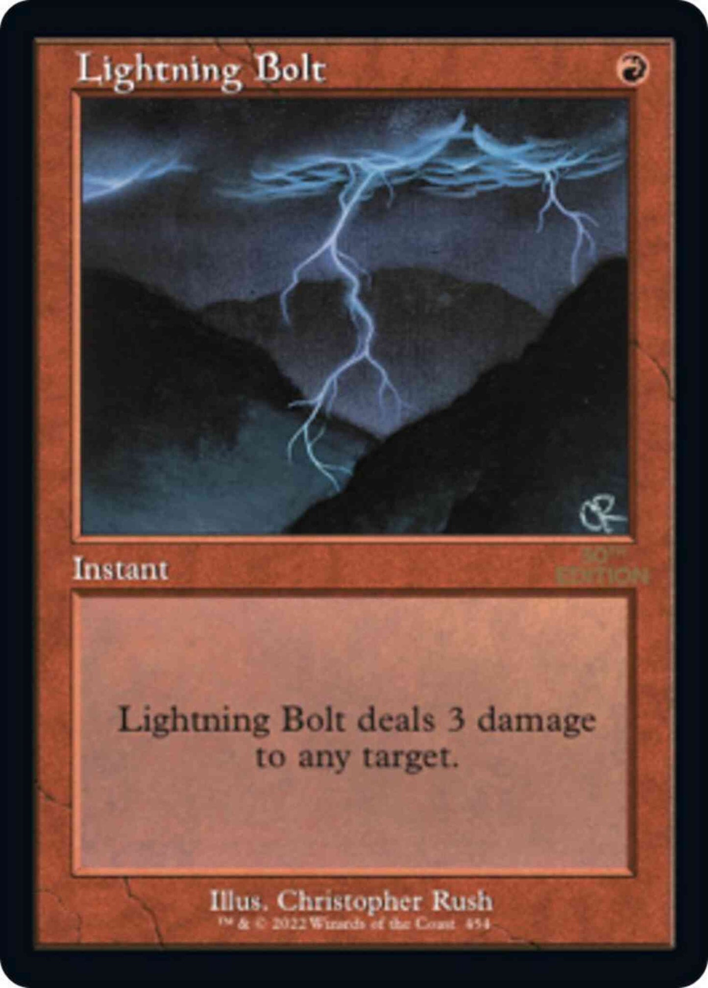 Lightning Bolt [454] [Retro Frame] [30th Anniversary Edition] [Non-Foil]