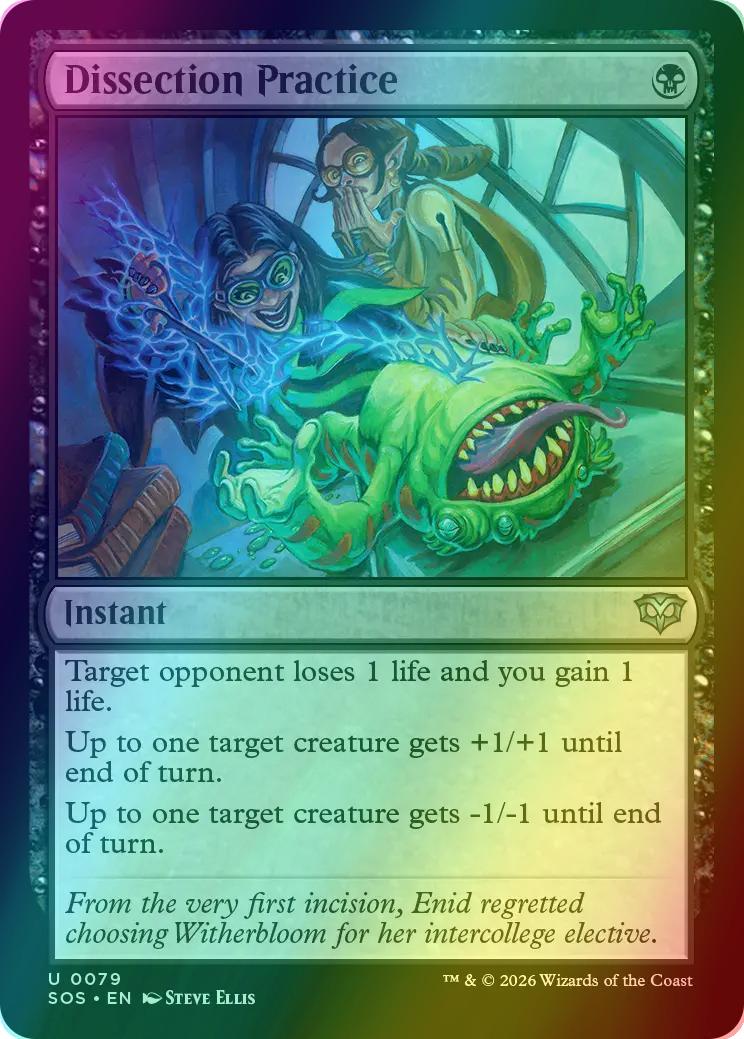 Dissection Practice [79] [Secrets of Strixhaven] [Foil]