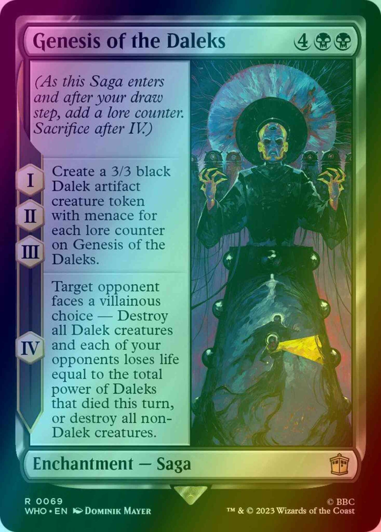 Genesis of the Daleks [69] [Universes Beyond: Doctor Who] [Foil]