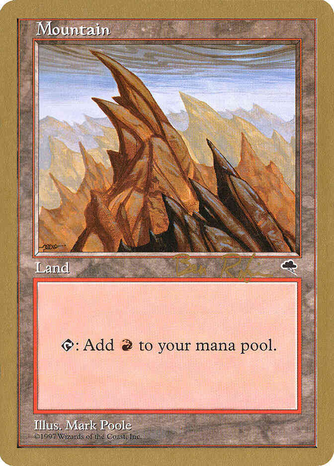 Mountain [br346] [All Peaks Point Left] [World Championship Decks 1998] [Non-Foil]