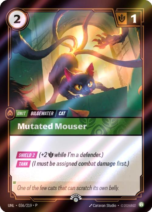 Mutated Mouser - 036/219 [Riftbound Organized Play Promotional Cards] [Foil]