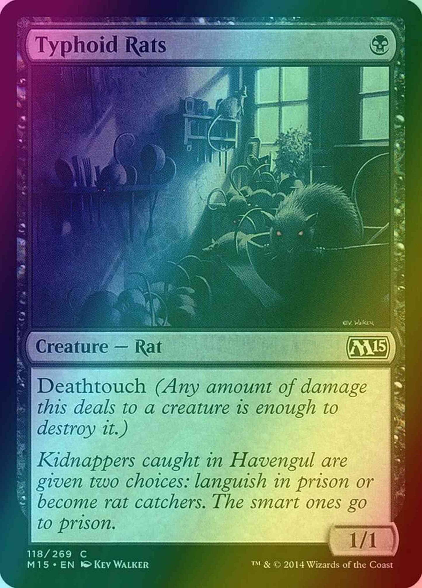 Typhoid Rats [118] [Magic 2015] [Foil]
