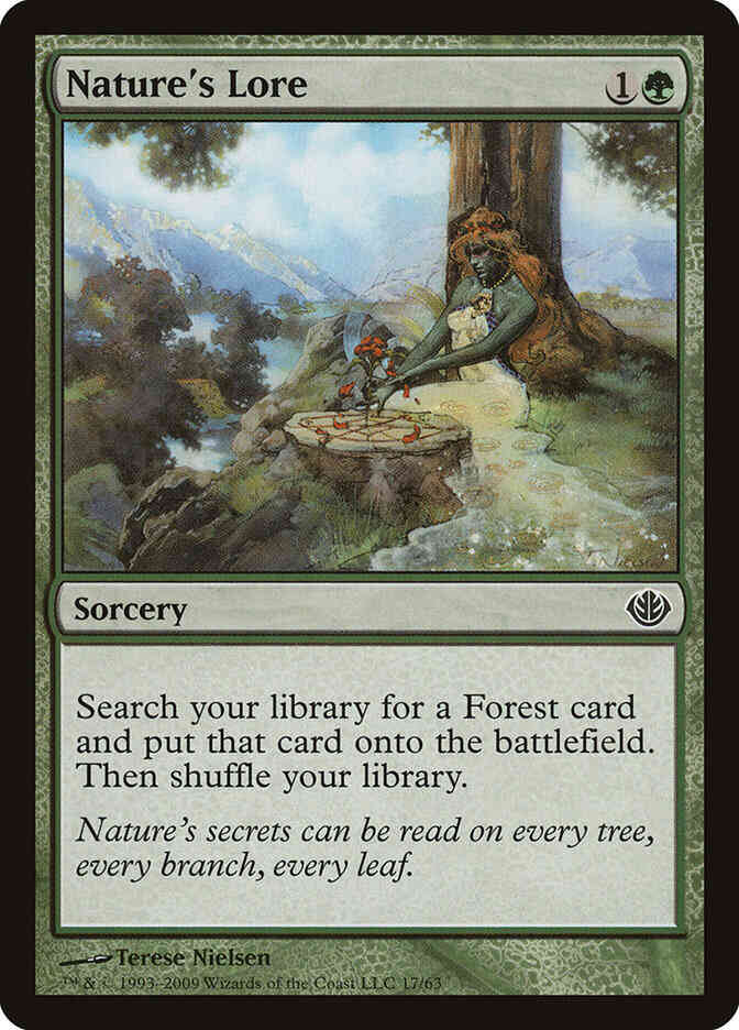 Nature's Lore [17] [Duel Decks: Garruk vs. Liliana] [Non-Foil]