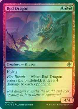 Red Dragon [160] [Adventures in the Forgotten Realms] [Foil]