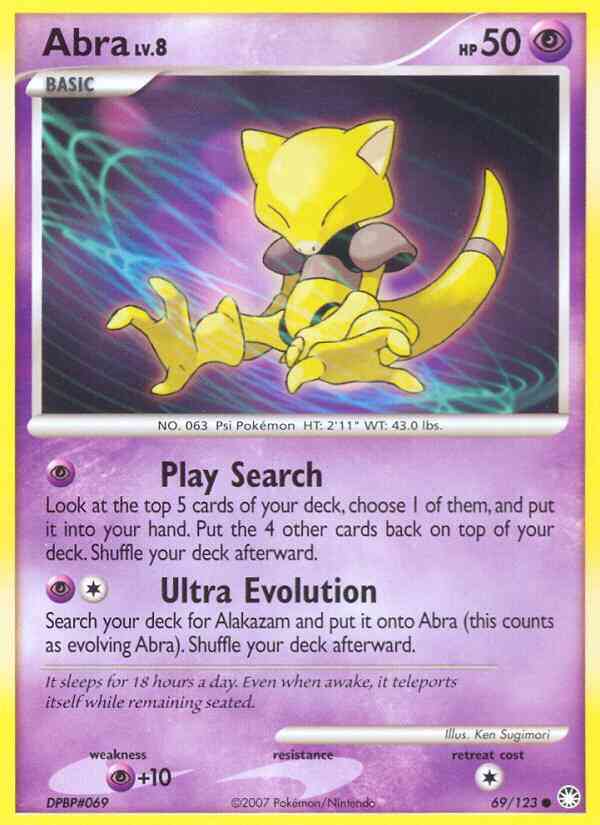 Abra - 69/123 - Common [dp2-69] [Non-Holo]