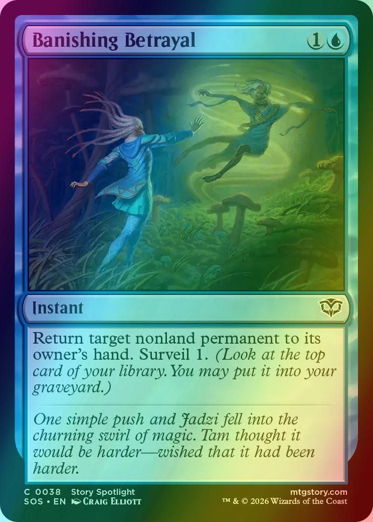 Banishing Betrayal [38] [Secrets of Strixhaven] [Foil]