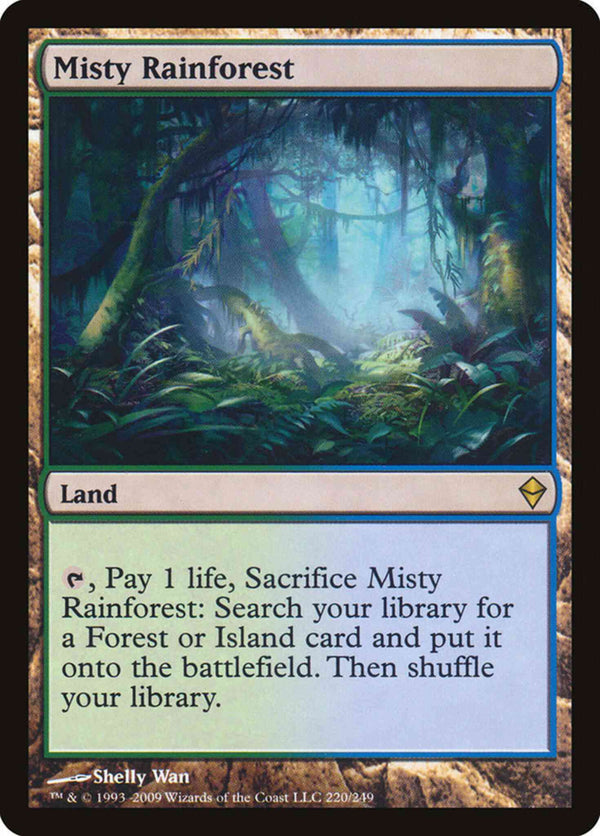 Misty Rainforest [220] [Zendikar] [Non-Foil]
