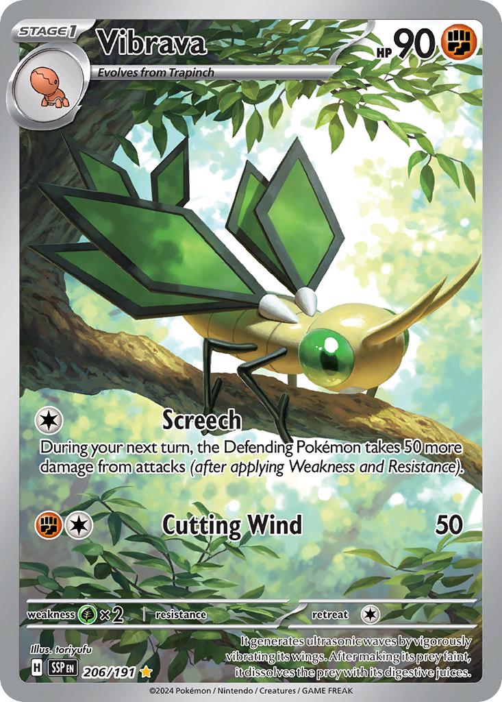 Vibrava - 206/191 - Illustration Rare [sv08-206] [Ultra]