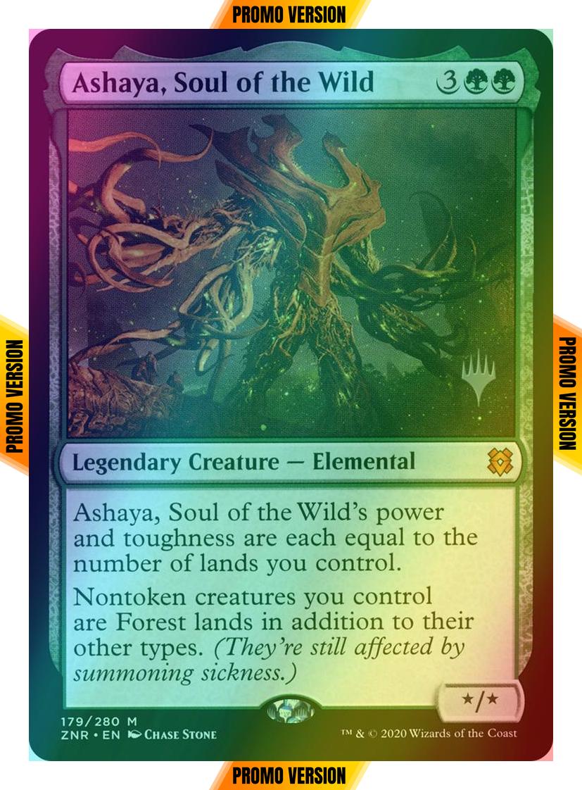 Ashaya, Soul of the Wild [Promo Pack] [179p] [Zendikar Rising Promos] [Foil]