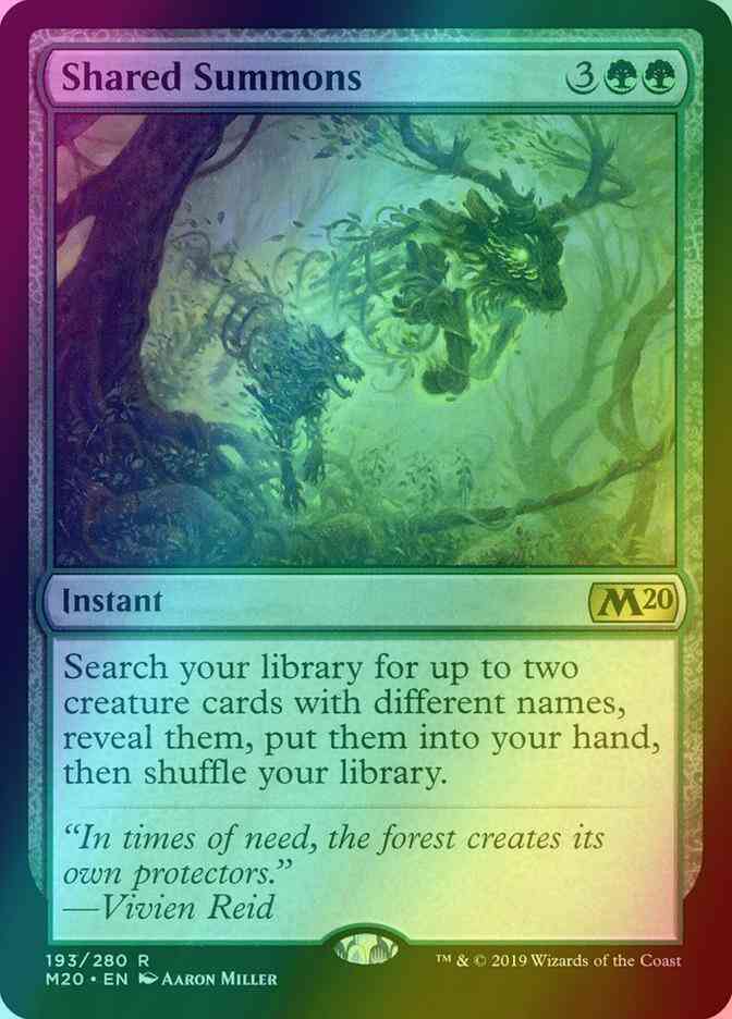 Shared Summons [193] [Core Set 2020] [Foil]