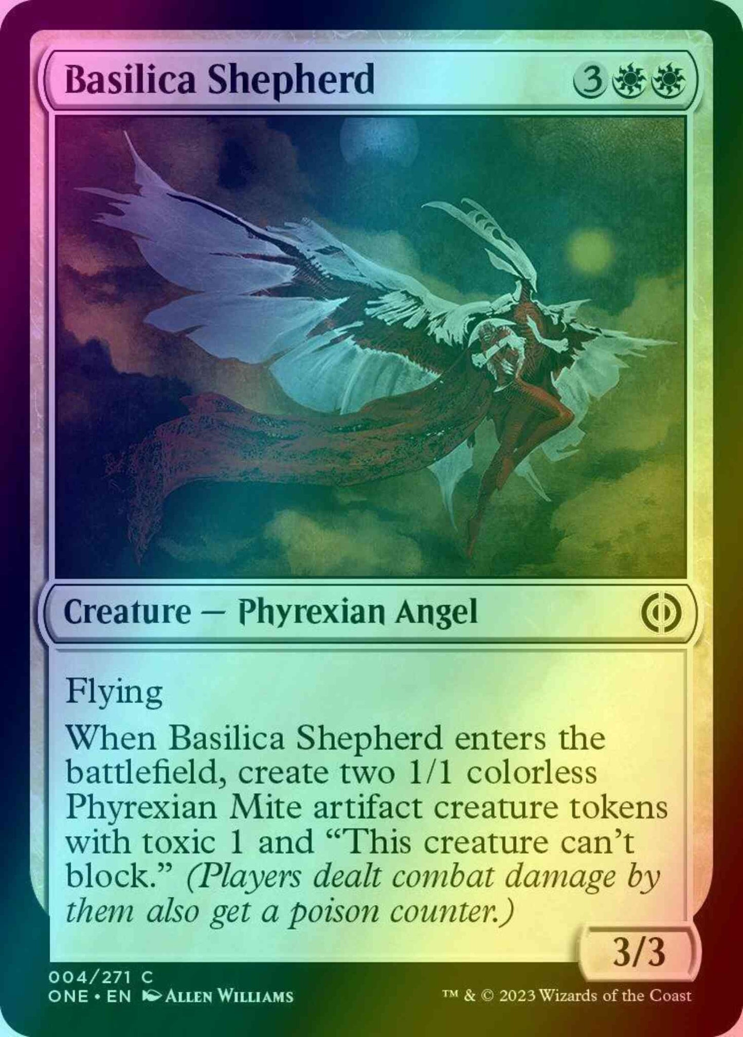 Basilica Shepherd [4] [Phyrexia: All Will Be One] [Foil]