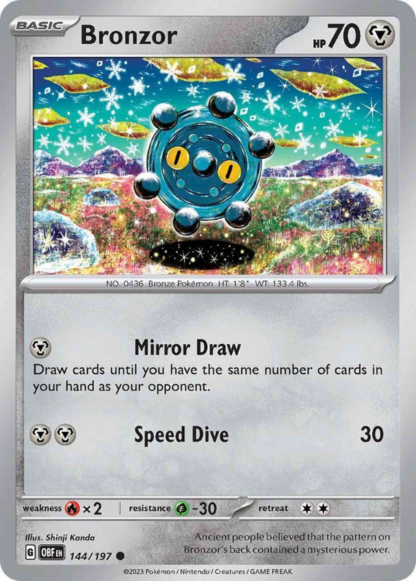 Bronzor - 144/197 - Common [sv03-144] [Non-Holo]