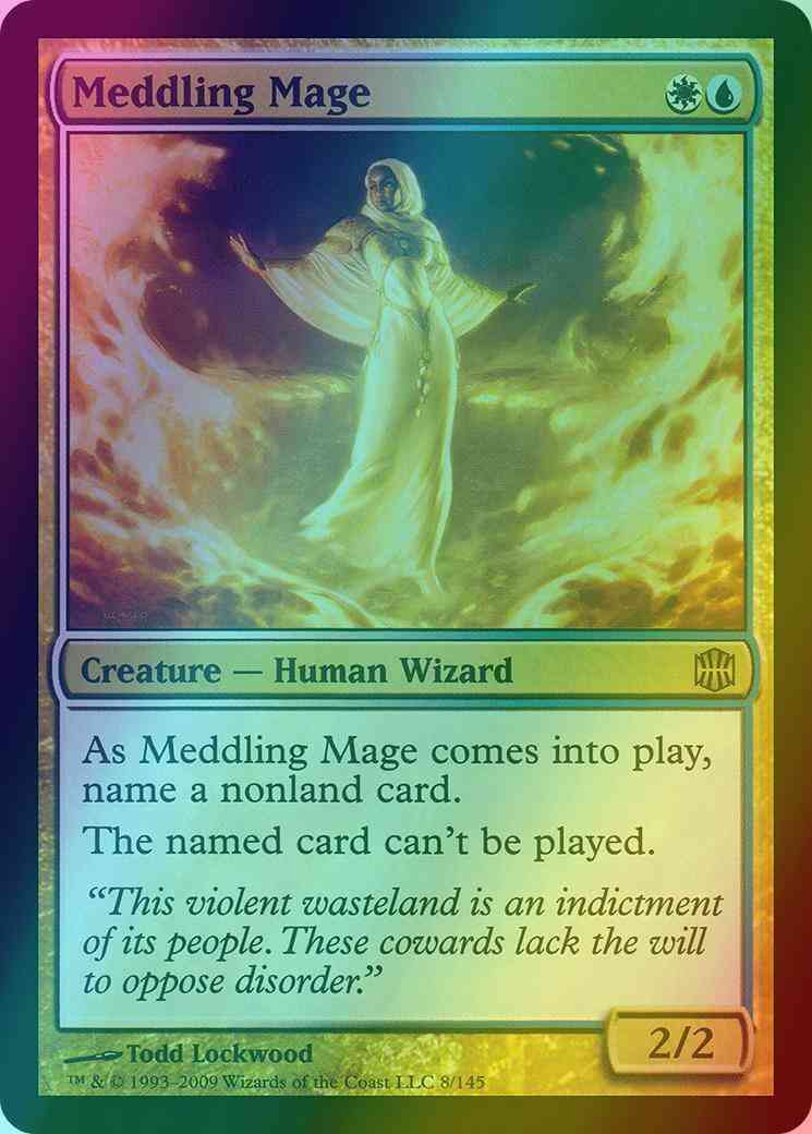 Meddling Mage [8] [Alara Reborn] [Foil]