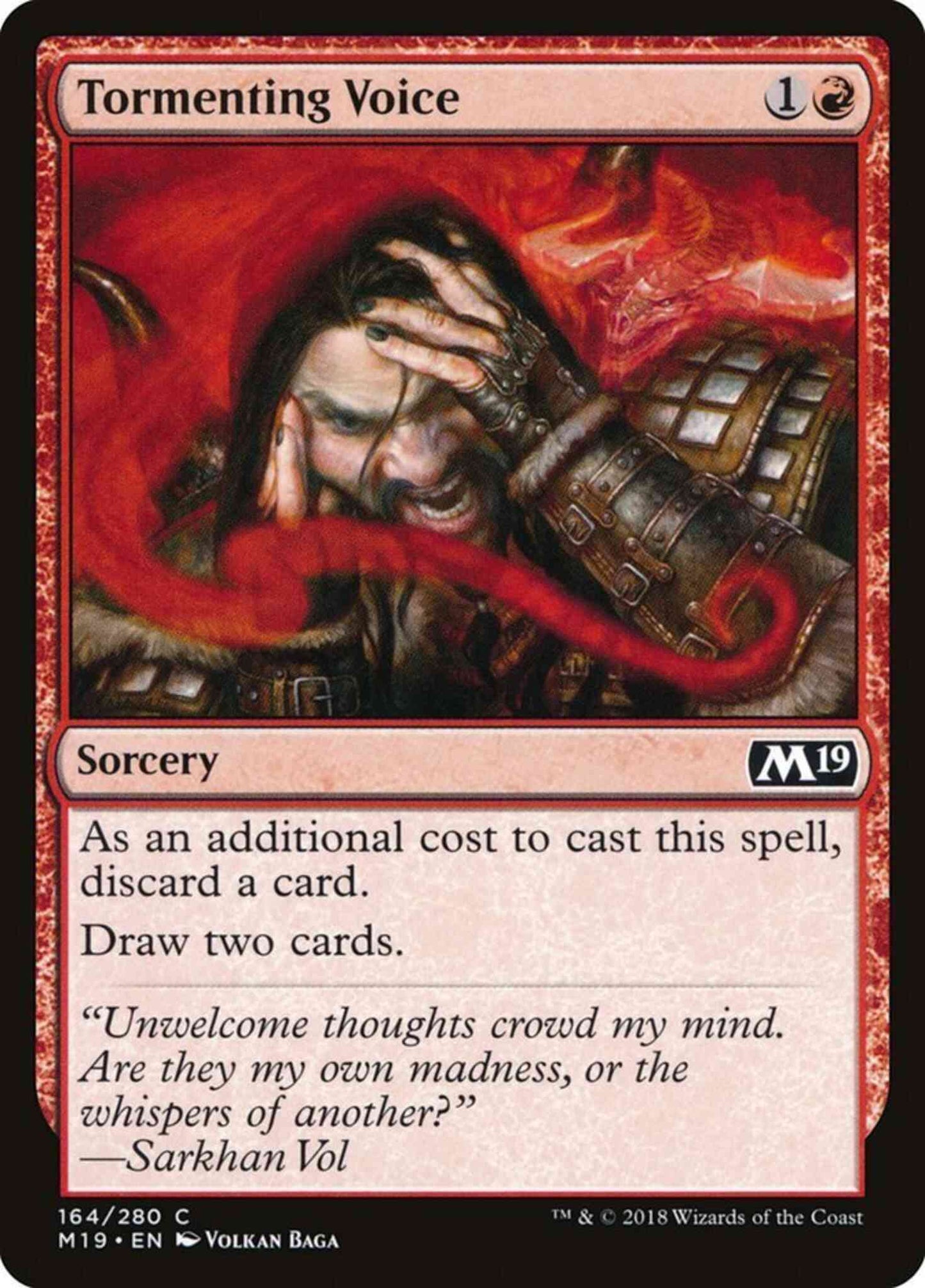 Tormenting Voice [164] [Core Set 2019] [Non-Foil]