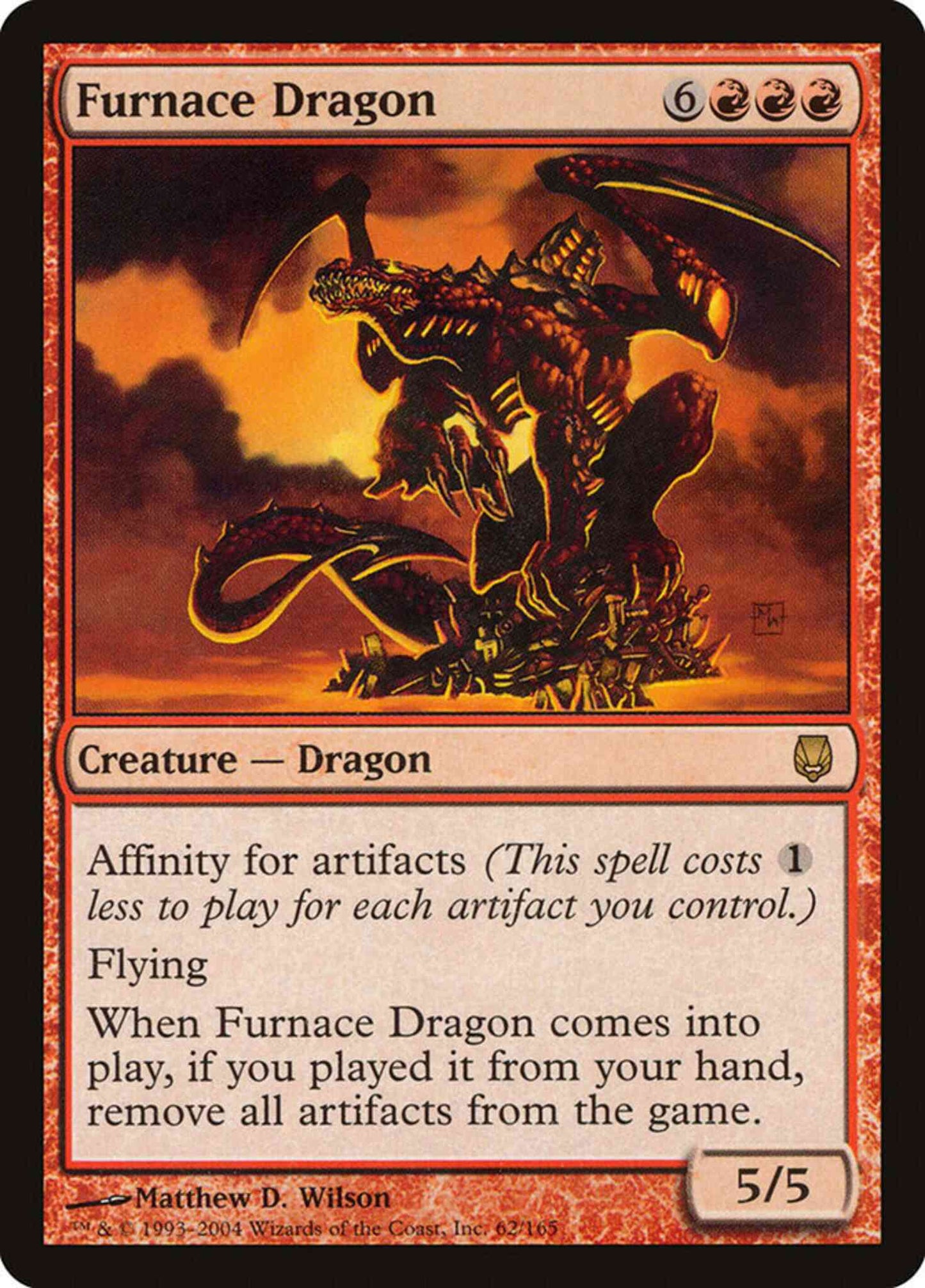 Furnace Dragon [62] [Darksteel] [Non-Foil]
