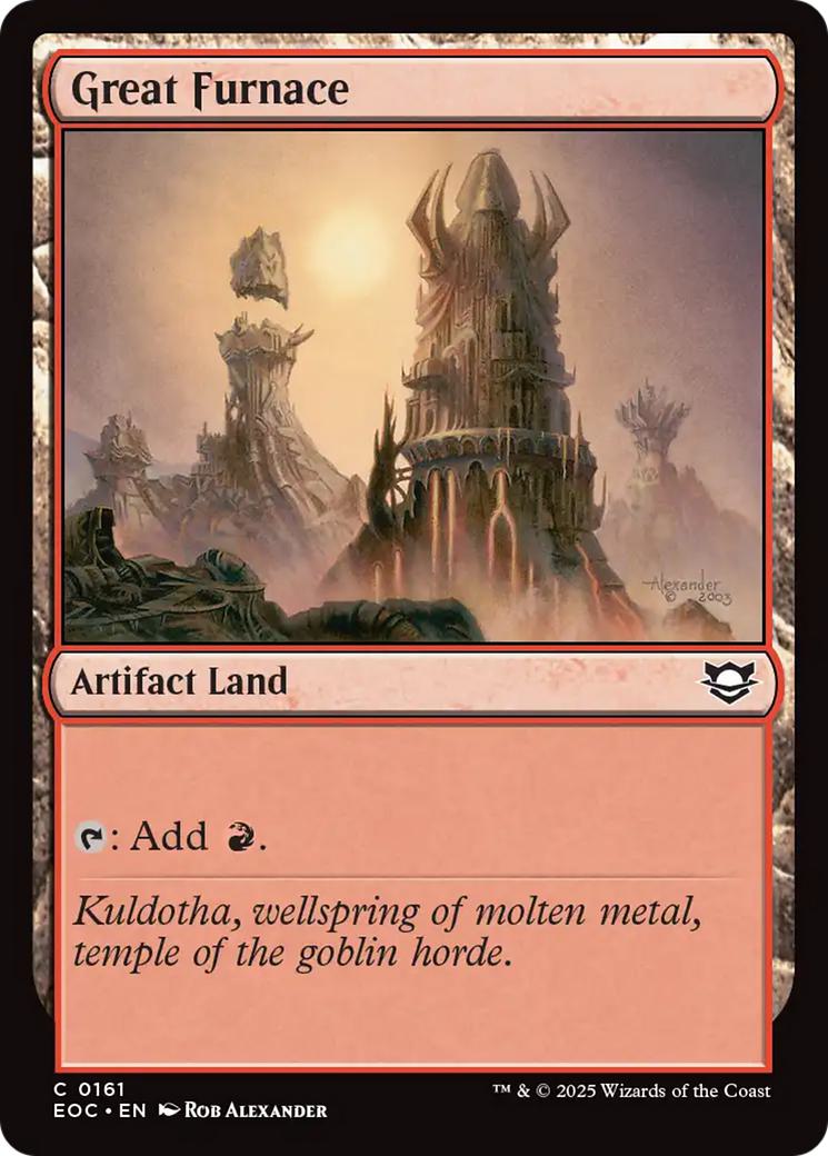 Great Furnace [161] [Edge of Eternities: Commander] [Non-Foil]