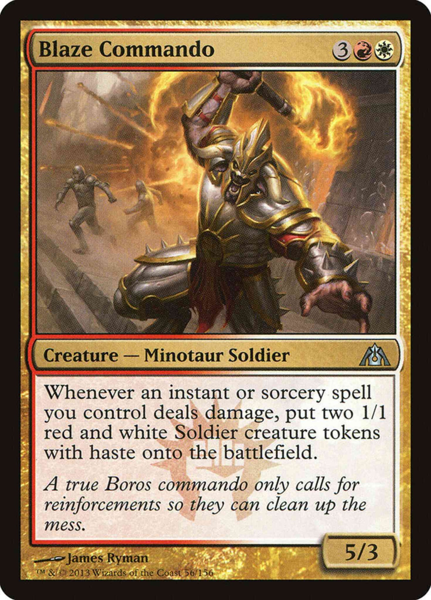 Blaze Commando [56] [Dragon's Maze] [Non-Foil]