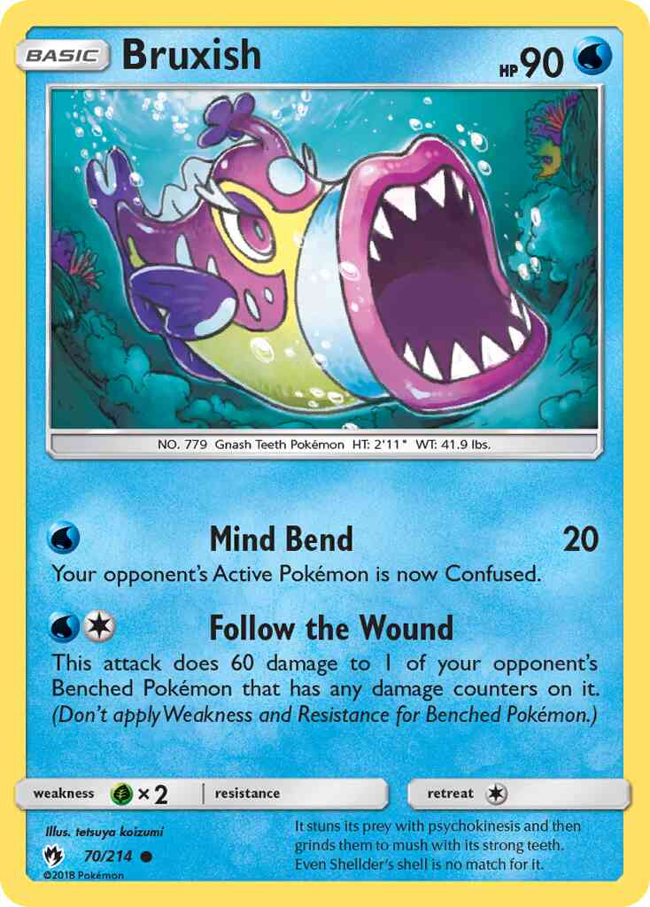 Bruxish - 70/214 - Common [sm8-70] [Non-Holo]