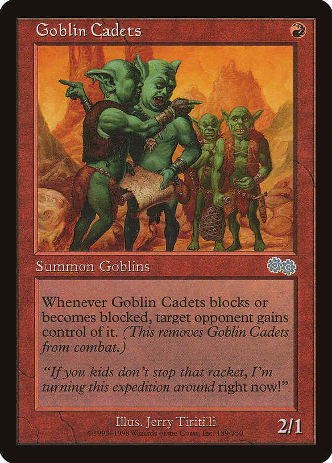 Goblin Cadets [189] [Urza's Saga] [Non-Foil]
