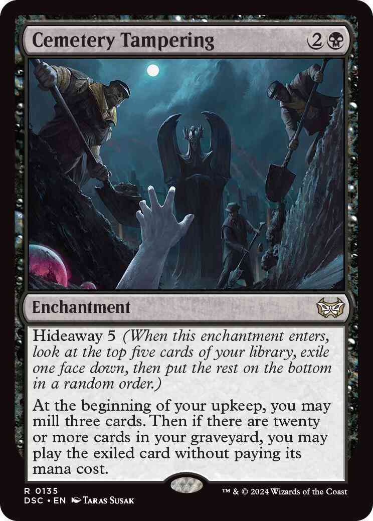 Cemetery Tampering [135] [Duskmourn: House of Horror: Commander] [Non-Foil]